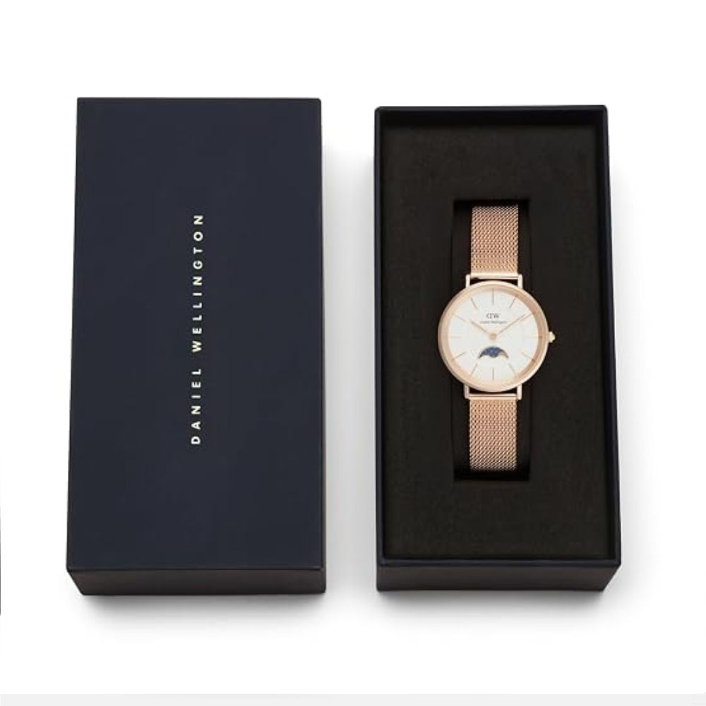 Daniel Wellington Petite White & Rose Gold Women's Watch DW00100773K