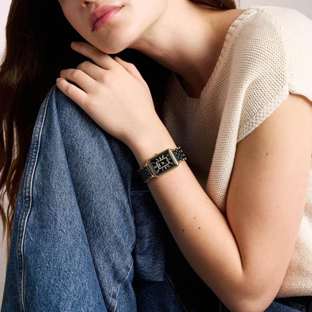 FOSSIL Raquel Black Dial Women's Analog Watch CE1135