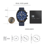 CITIZEN Quartz Blue Dial Men's Leather Strap Watch CA7048-08L