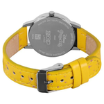 Zoop Disney Rapunzel Analog Silver Dial Yellow Strap Watch for Girls Kids 26048SL01