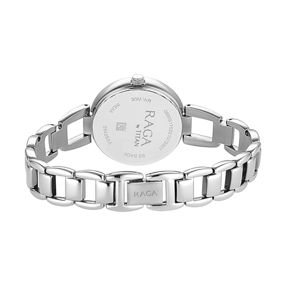Titan Raga Viva Silver Women's Watch 2642SM02