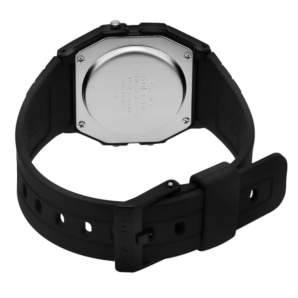 Casio Youth Series Black Unisex Watch D002 F-91W-1Q