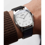 Timex Marlin Tonneau White Dial Mechanical Automatic Men's Watch - TW2Y84300IK