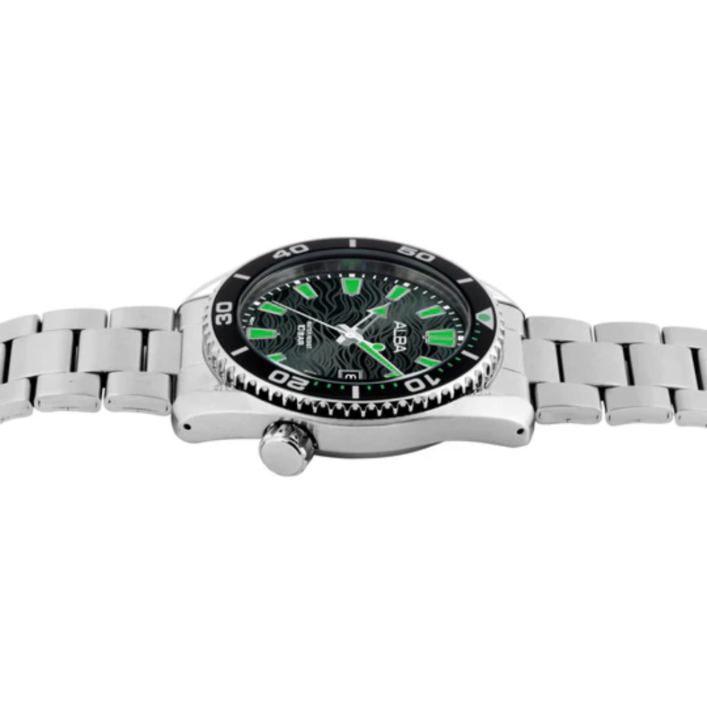 ALBA Black Dial Men's Watch AS9R75X1