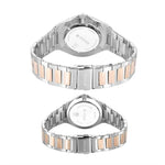 Titan Modern Bandhan Silver Pair Watch 9401094210KM01