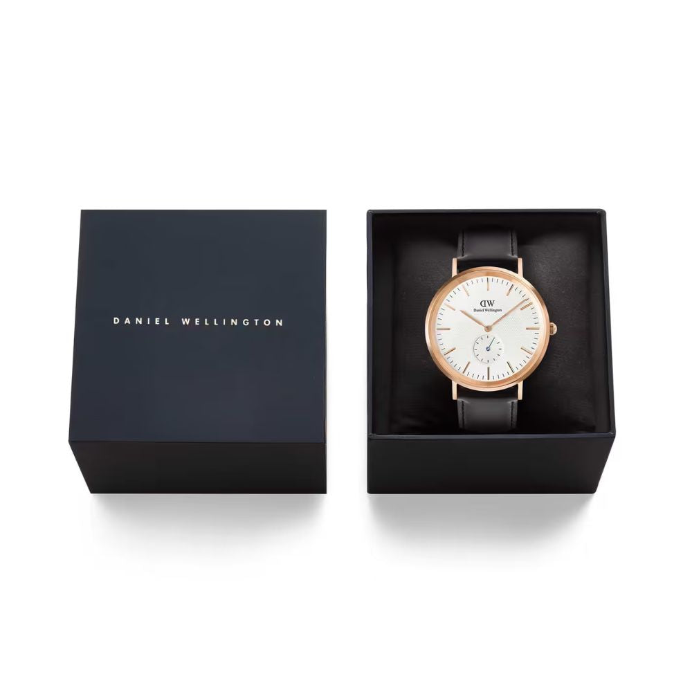Daniel Wellington Classic Multi-Eye Sheffield Off-white Sunray Rose Gold Women’s Watch DW00100870K