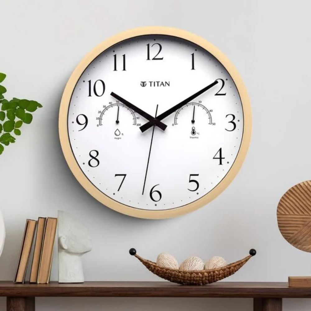 Titan Chic Brown Wall Clock NTW0046PA01