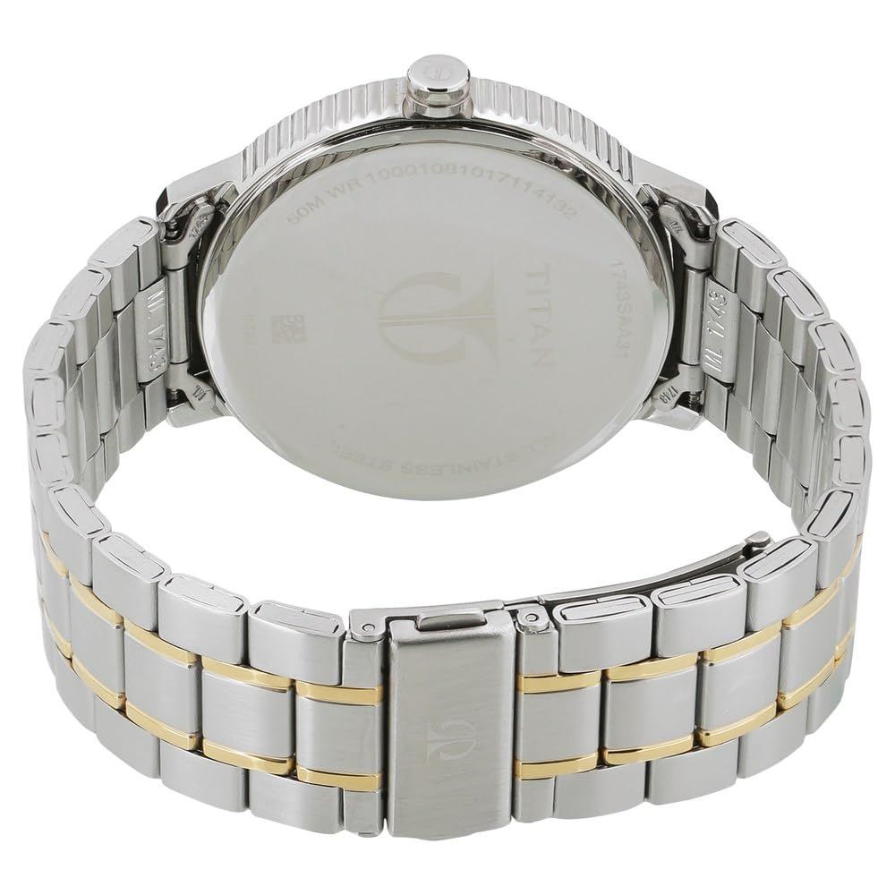 Titan Regalia Baron Silver Men's Watch 1743BM01