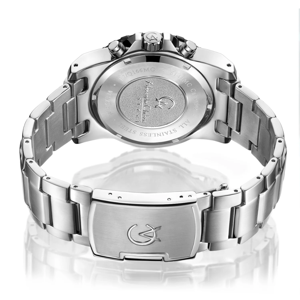 Alexandre Christie Chronograph Silver Men's Watch 6141MCBTBSL