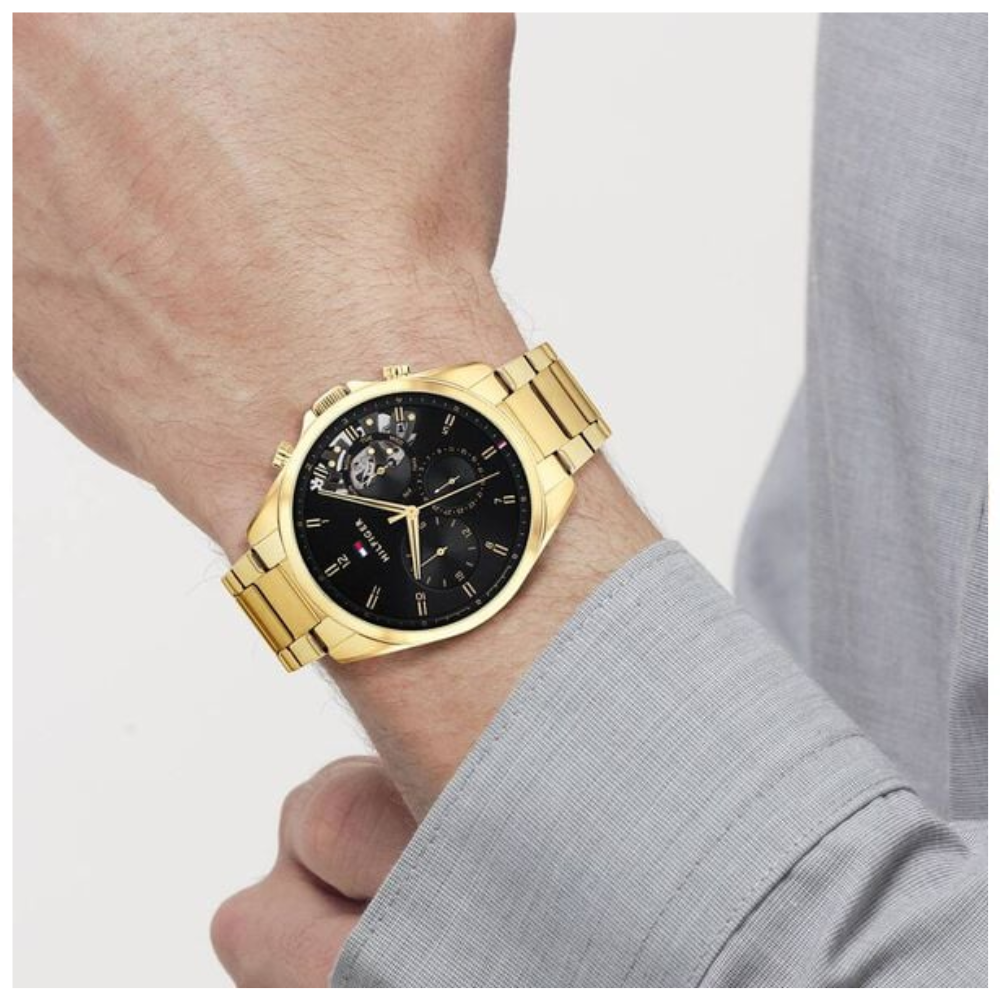 Tommy Hilfiger Multifunction Black Dial Men's Watch TH1710447