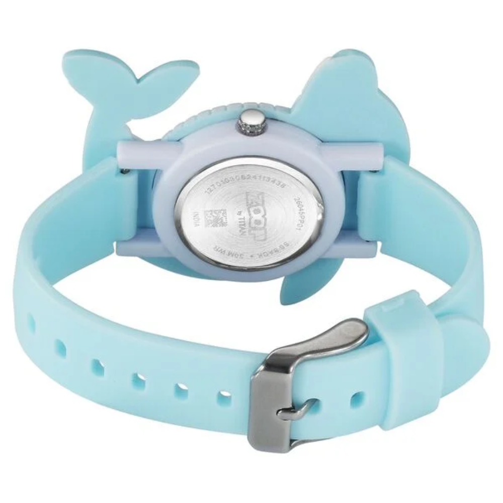 Zoop Dolphin Blue Dial Blue Strap Watch for Boys Girls Kids 26045PP01