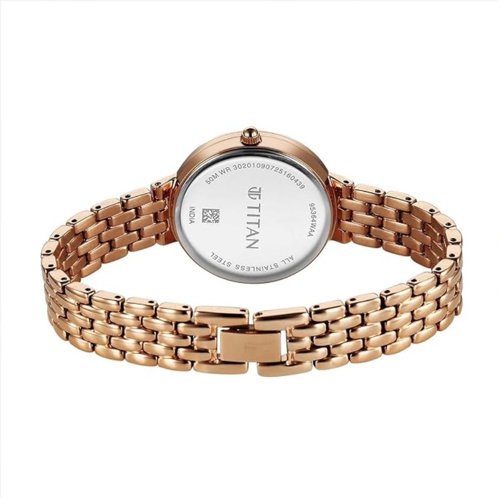 Titan Eminence Rose Gold Women's Watch 95364WM01