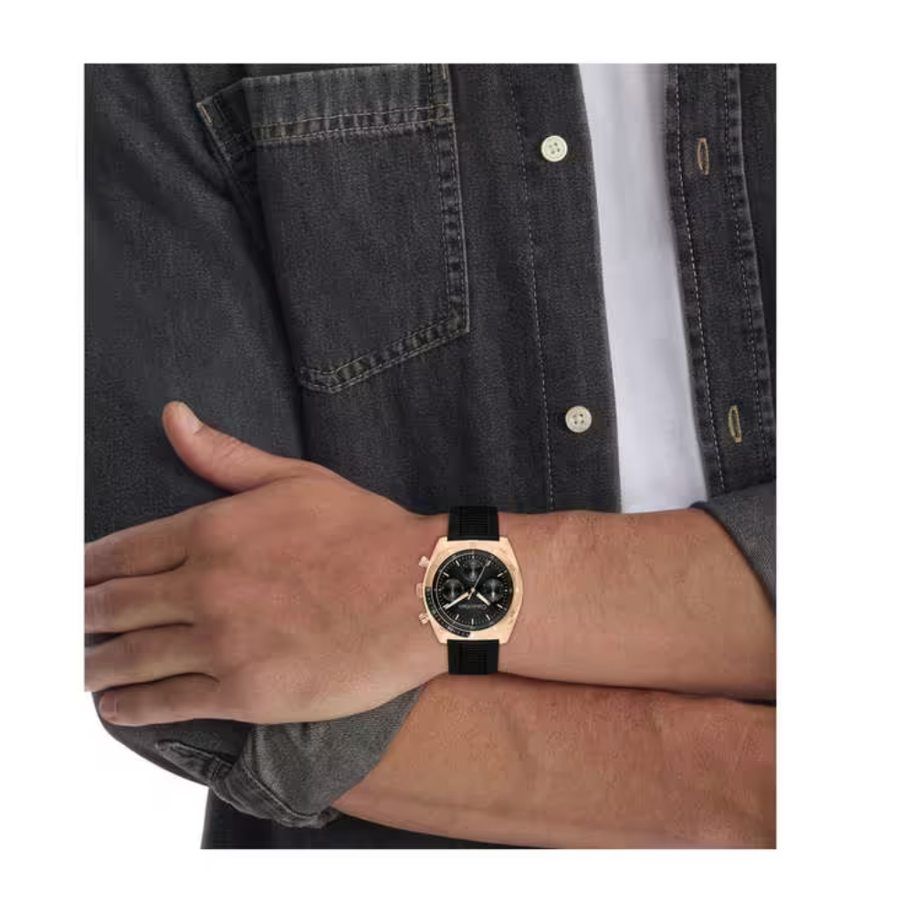 Calvin Klein Flex Black Dial Men's Analog Silicone Watch 25200480