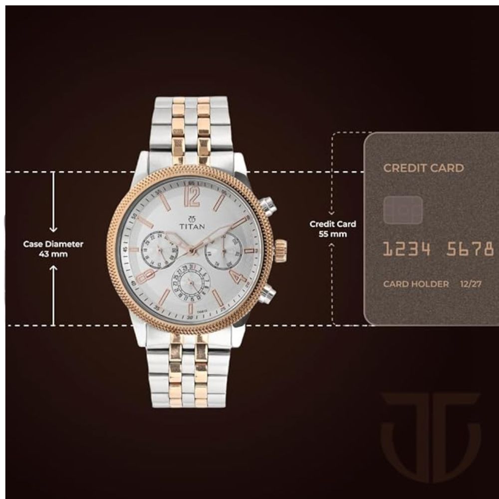 Titan Neo Silver Men's Watch 1734KM02