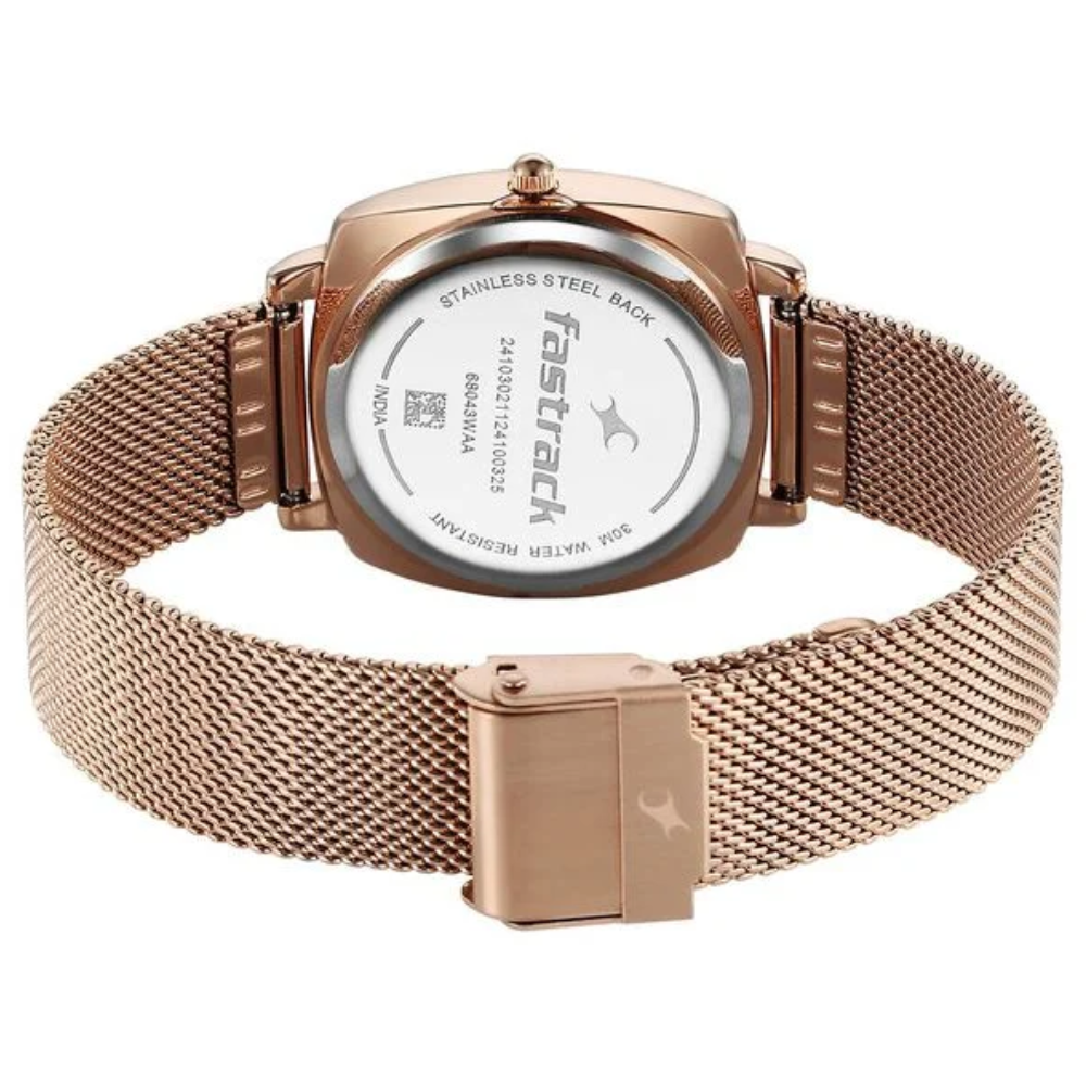 Fastrack Stunners X Green Girls Watch 68043WM02