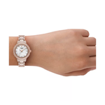 Emporio Armani Mother Of Pearl Dial Women's Analog Ceramic Watch AR70018