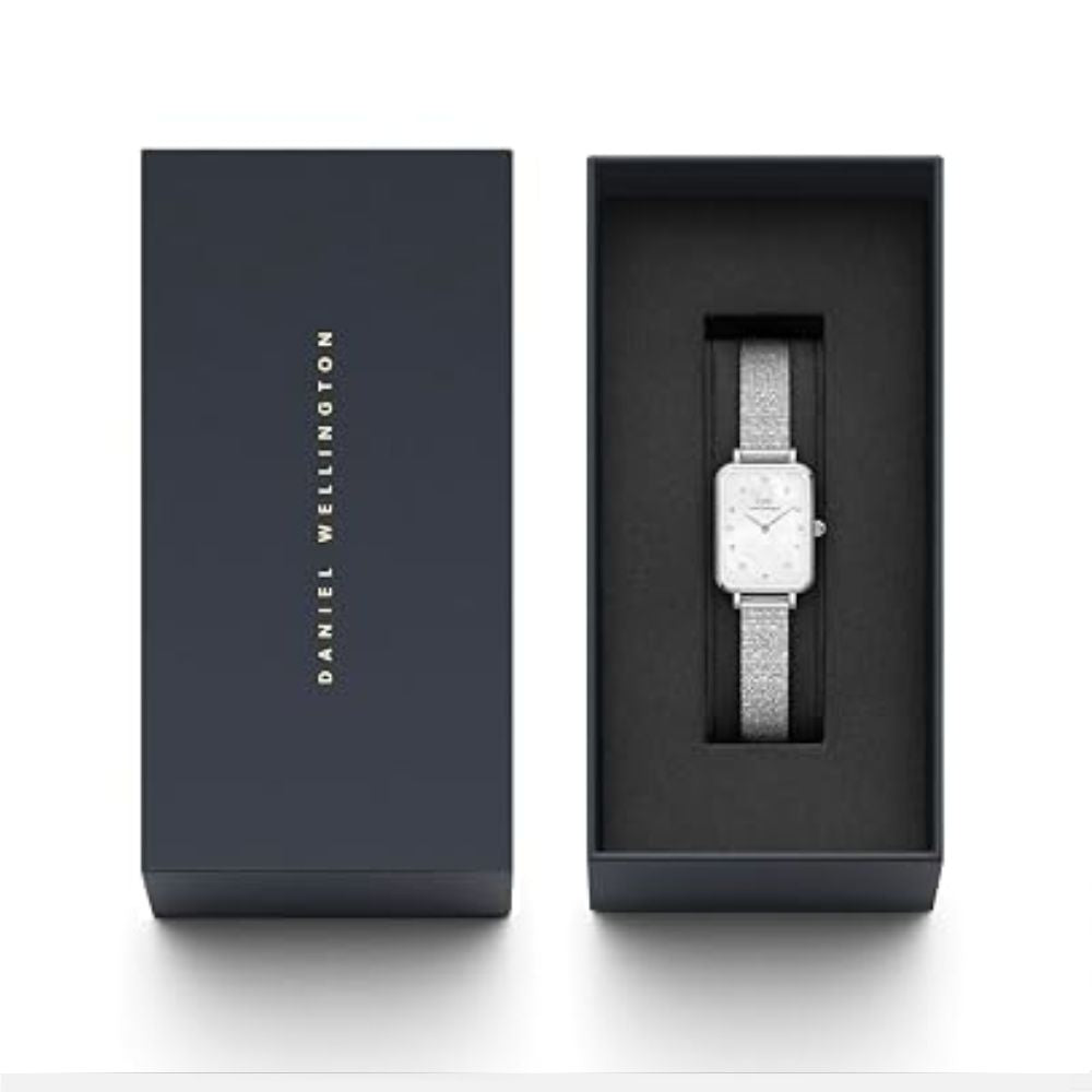 Daniel Wellington Quadro Analog Silver Women's Watch DW00100580K