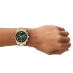 Michael Kors Lexington Green Dial Men's Chronograph Watch MK9277