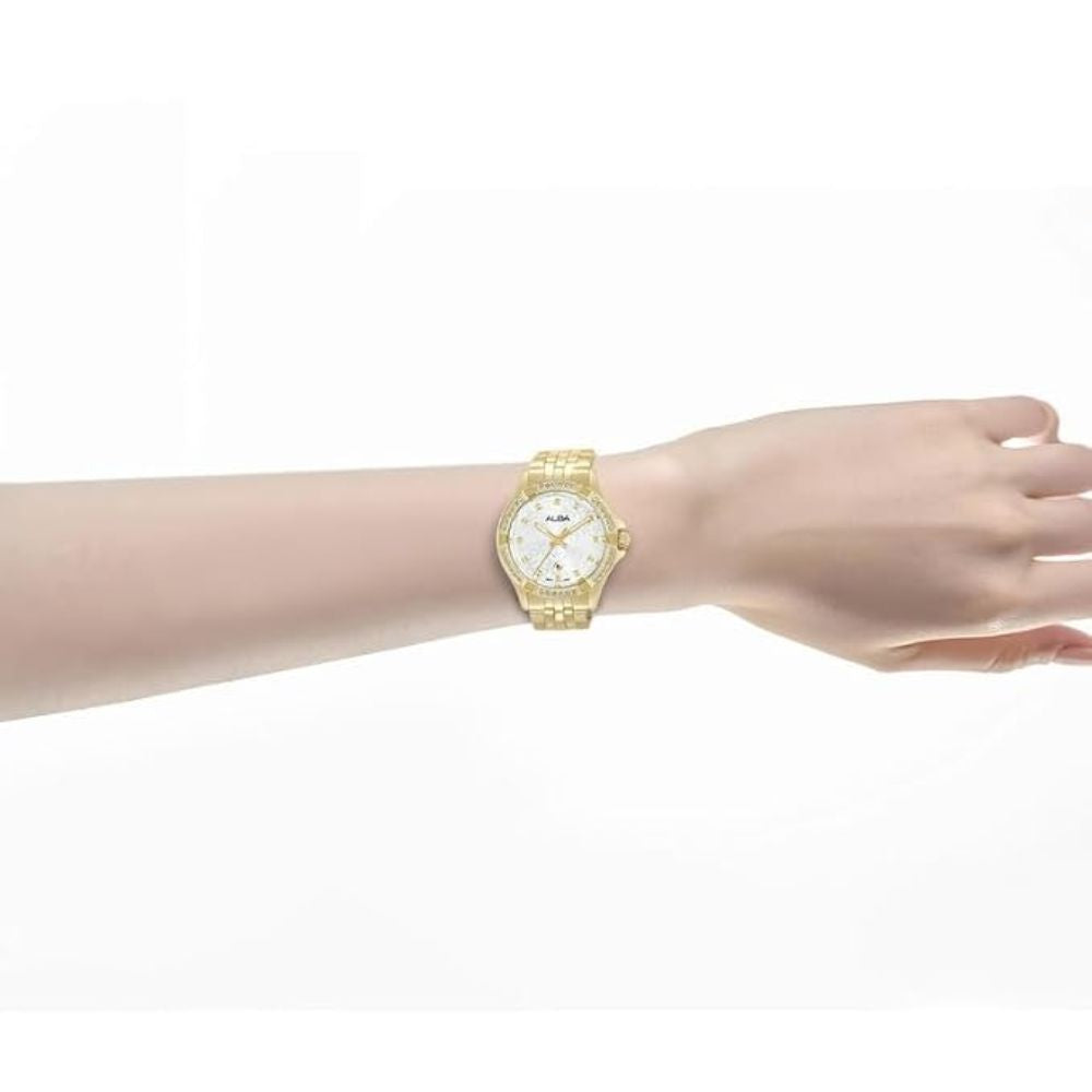Alba Signa Silver Dial Women's Watch AH7ED6X1