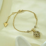 GUESS Steel Gold-Plated Women's Bracelet Jewellery UBB03100YGS