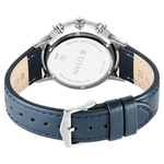 Titan Light Leathers Silver Men's Watch 90171SL01