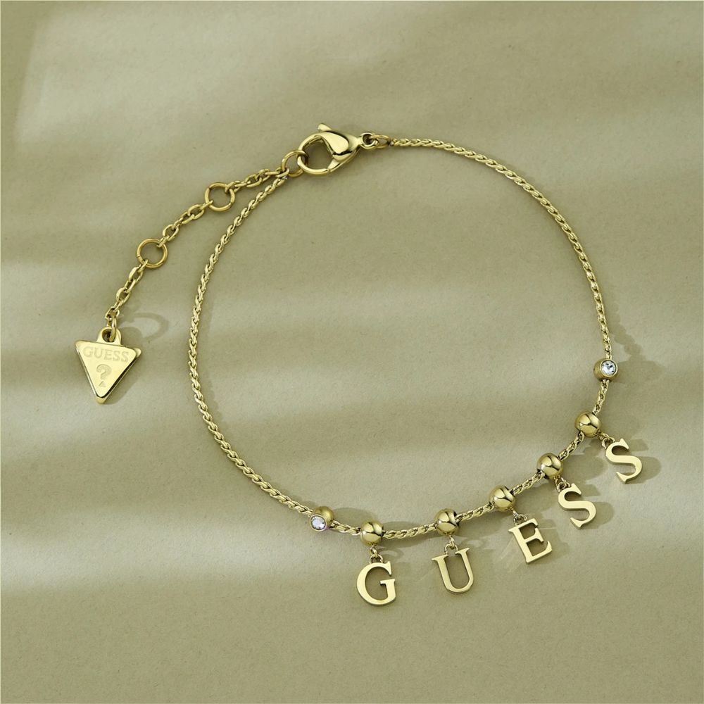GUESS Steel Gold-plated Bracelet Women's Jewellery UBB04224YGL