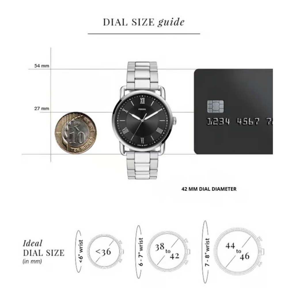 Fossil Copeland Silver Men Watch FS6199SET