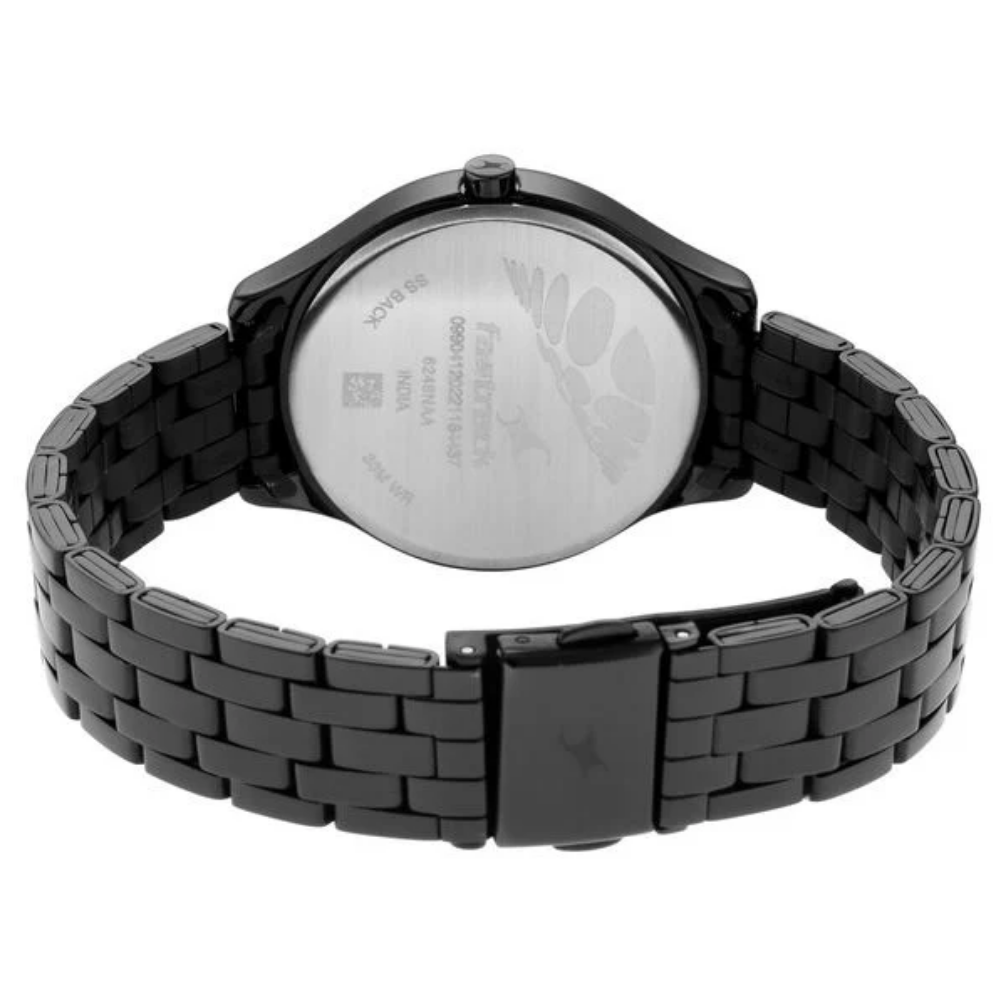 Fastrack Stunners Quartz Analog Black Dial Watch for Girls 6248NM01