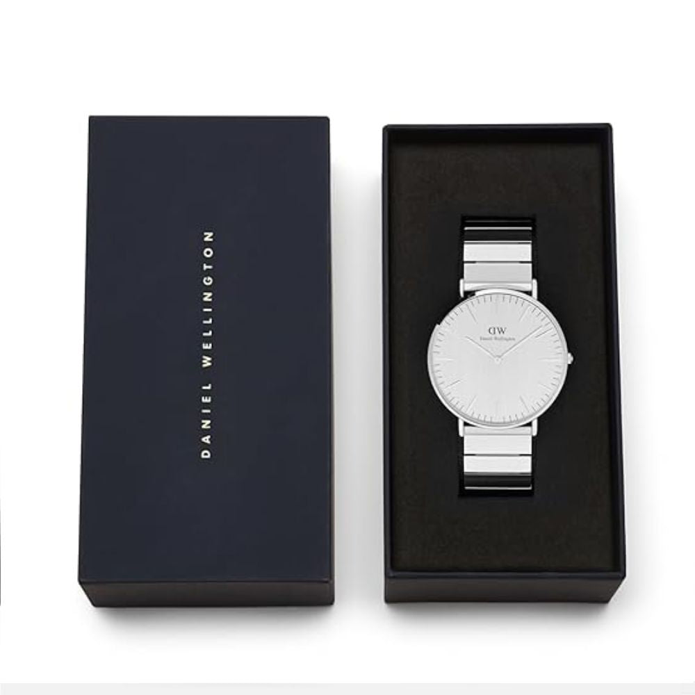 Daniel Wellington Classic Silver Men Round Dial Analog Watch DW00100775K
