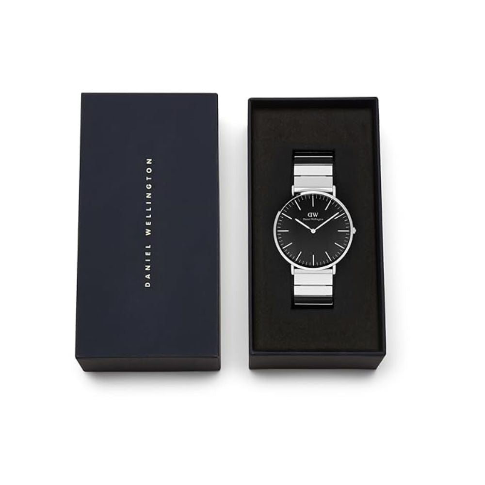 Daniel Wellington Classic Analog Watch Black & Silver Men's Watch DW00100774K