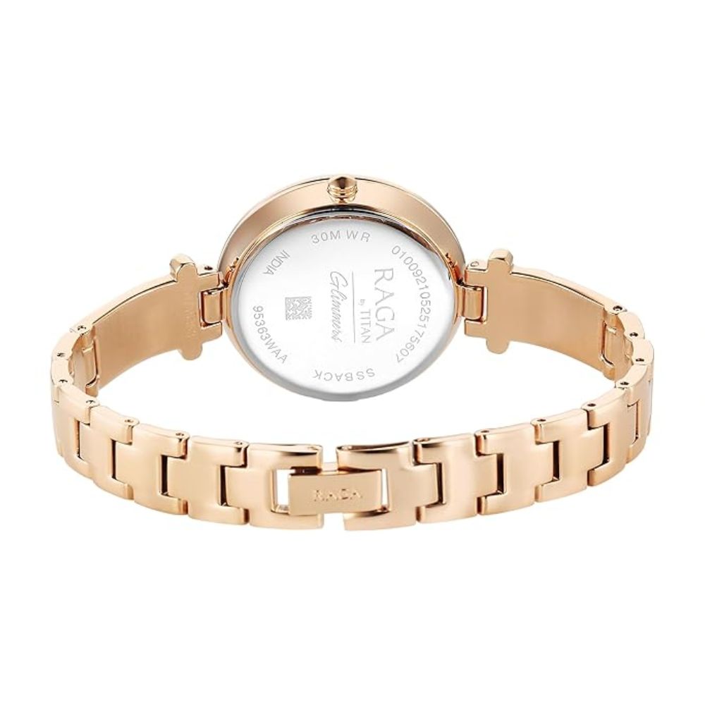 Titan Raga Glimmers White Women's Watch 95363WM01