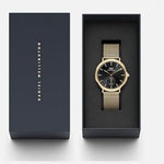 Daniel Wellington Classic Analog Black Gold Men Watch DW00100713K