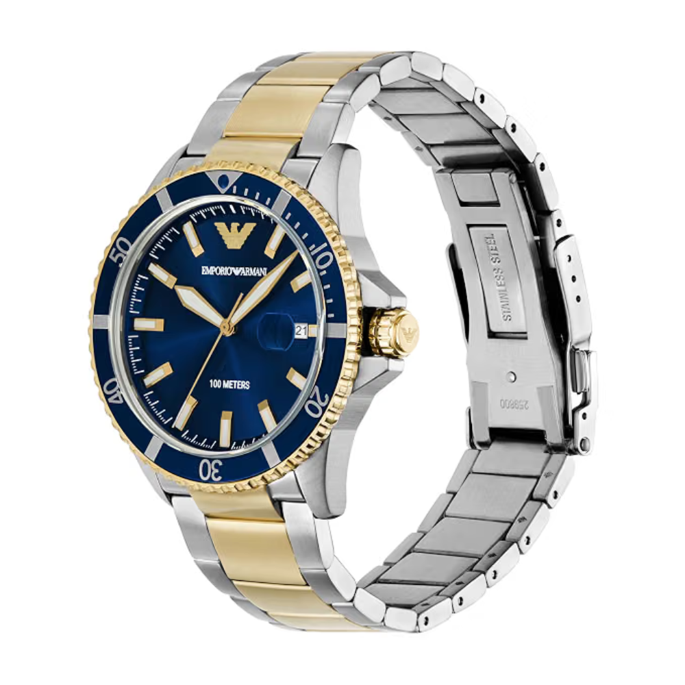 Emporio Armani World Explorer Blue Dial Men's Analog Watch AR11682