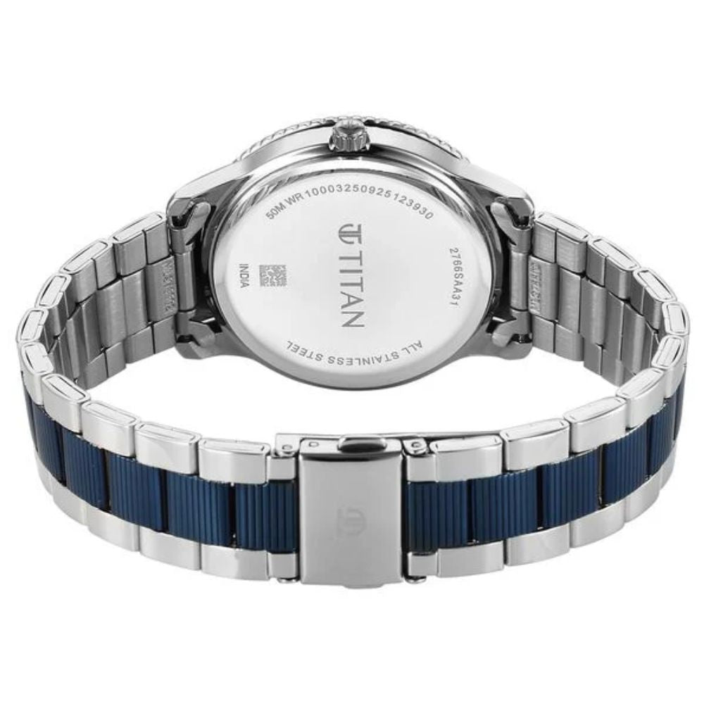 Titan Sports Fashion Blue Women's Watch 2766KM02