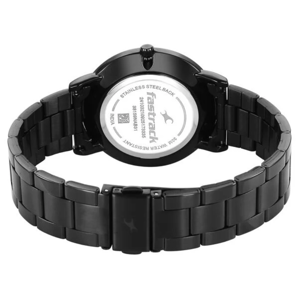 Fastrack Stunners X Black Men's Watch 38159NM03