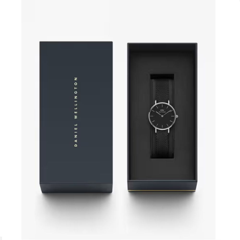 Daniel Wellington Petite Ashfield Round Black Women's Watch DW00100246K