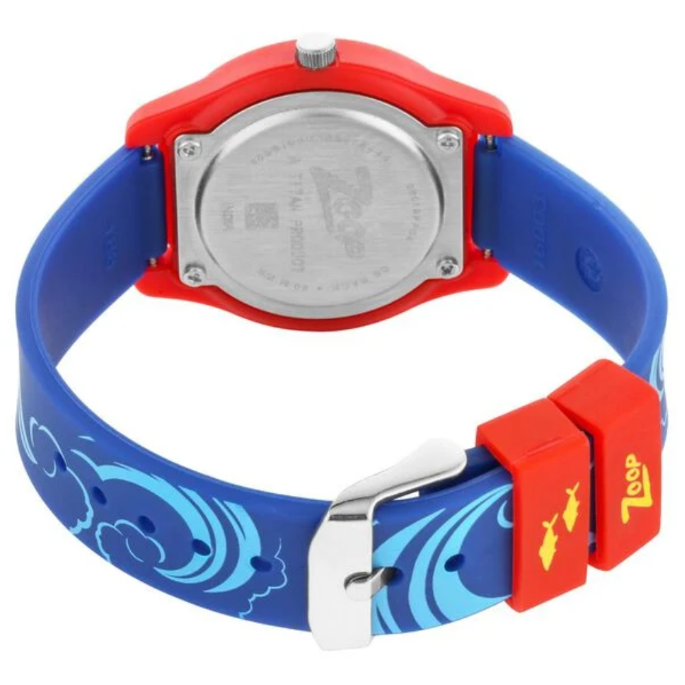 Zoop Blue Dial Blue Strap Watch Boys Girls Kids NR26019PP04W