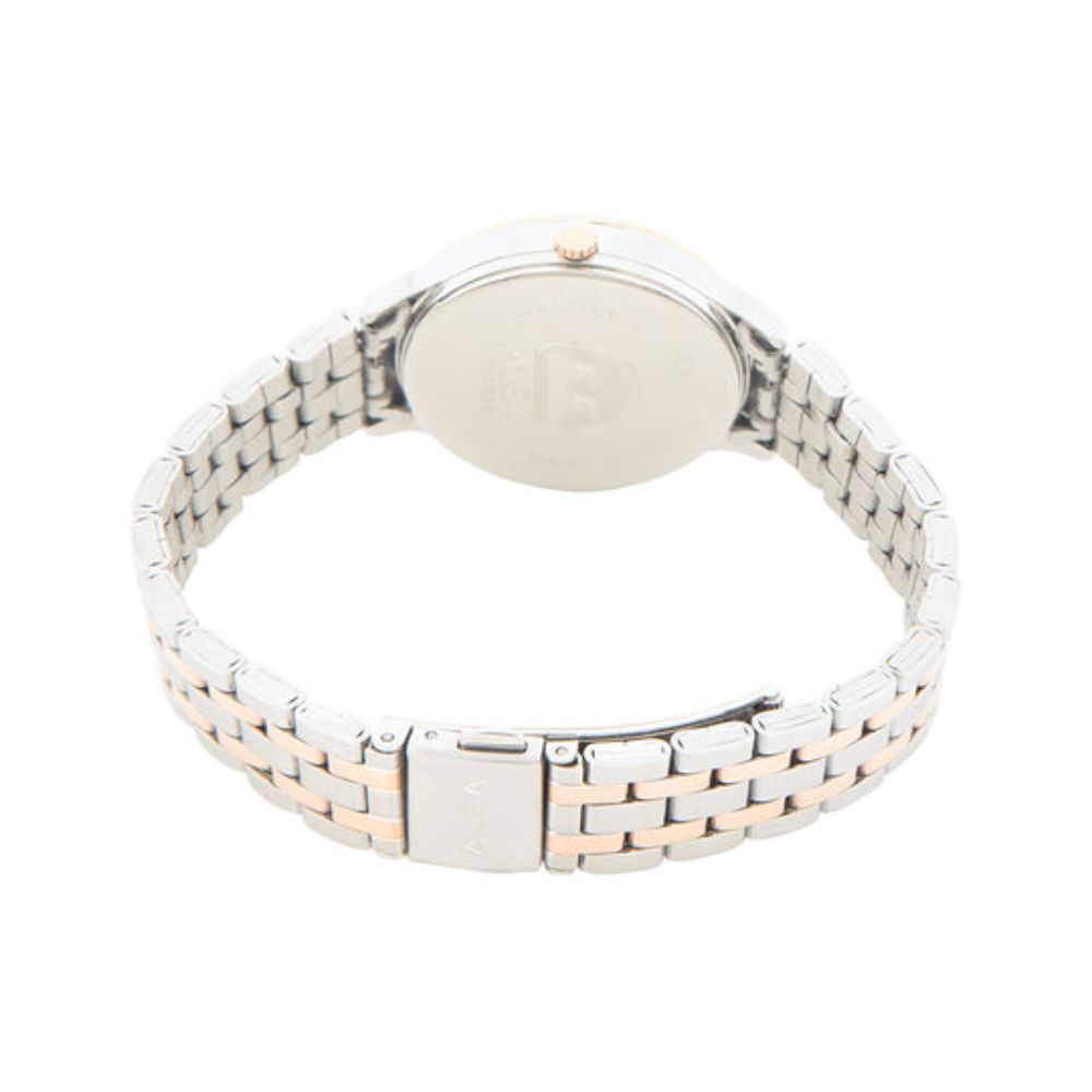 Alba Steel Rosegold White Dial Women's Watch AH7CR2X1
