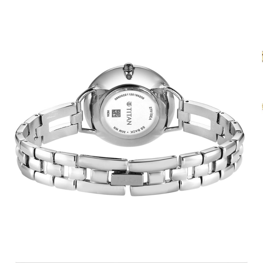 Titan Raga Allure Purple Dial Silver Women's Watch 2791SM01