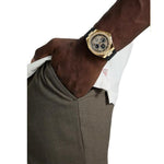 GUESS Gold Black Men's Watch GW1002G2