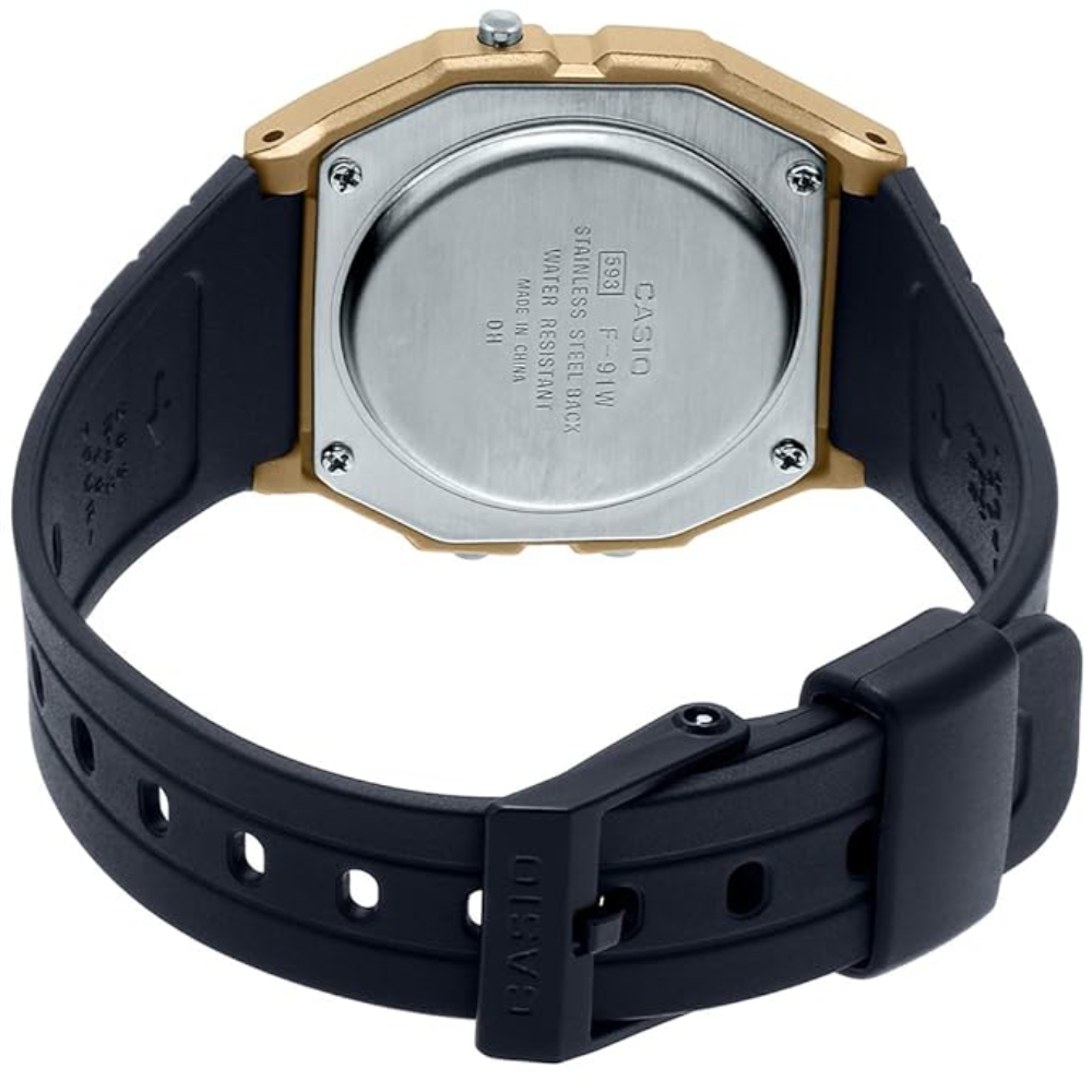 Casio Youth Digital Black Men Watch D142 F-91WM-9A
