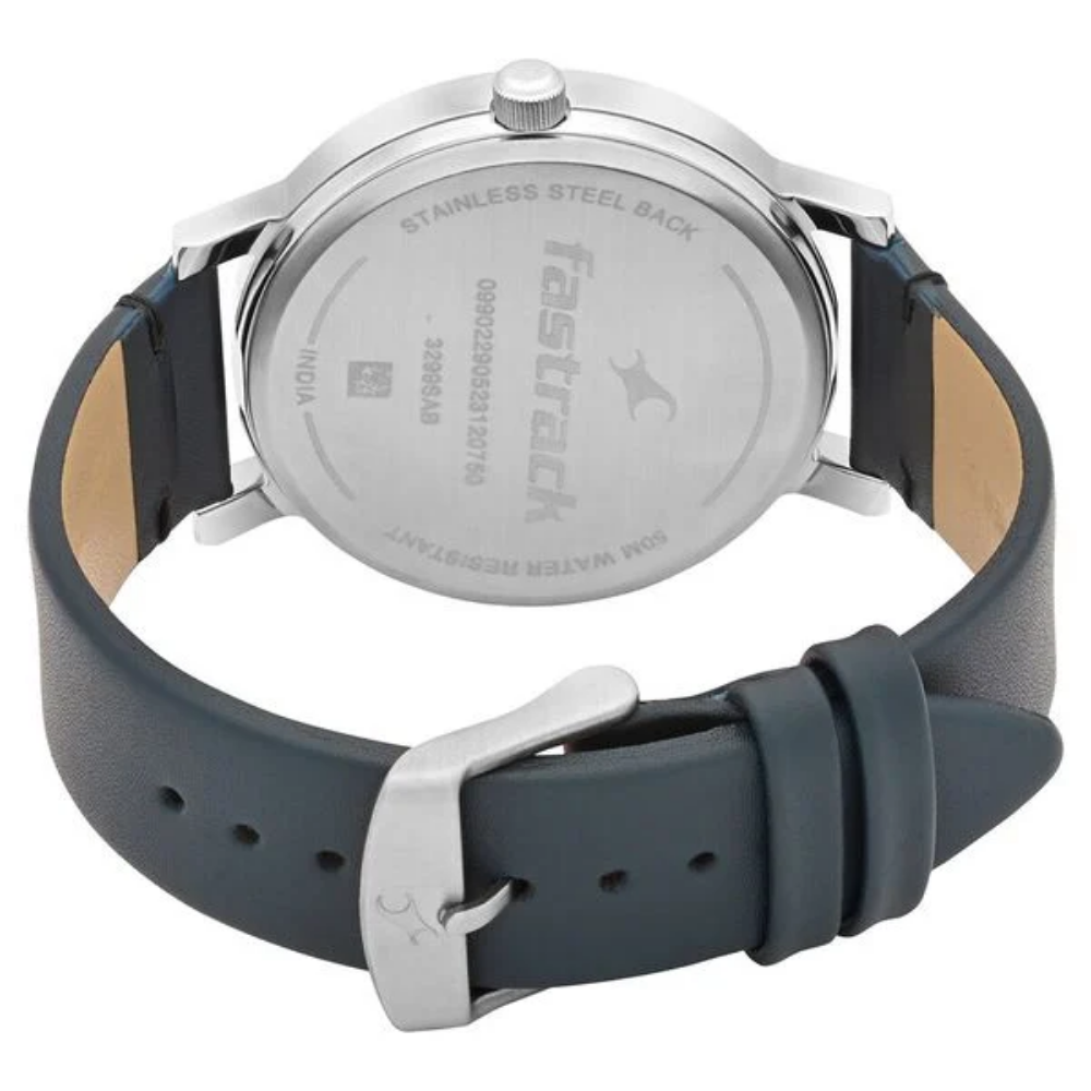 Fastrack Crush Blue Dial Analog Watch for Men 3299SL01
