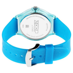 Zoop Glitter Grey Dial Blue Strap Analog Watch for Girls Kids 26030PP05W