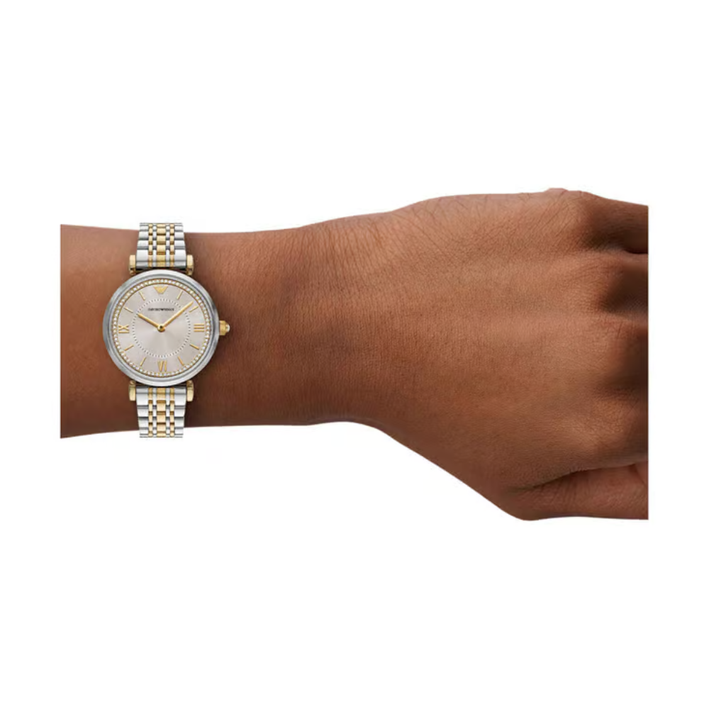 Emporio Armani Brown Dial Women's Analog Watch AR11702