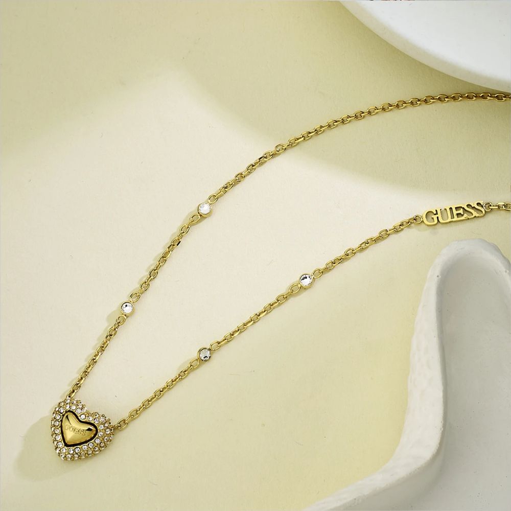 Guess Beloved Gold Women's Necklace UBN05018YG