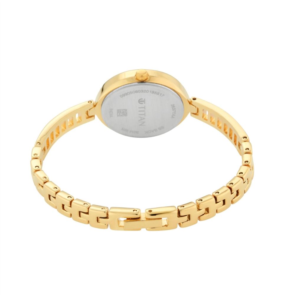 Titan Karishma Golden Women's Watch 2637YM01