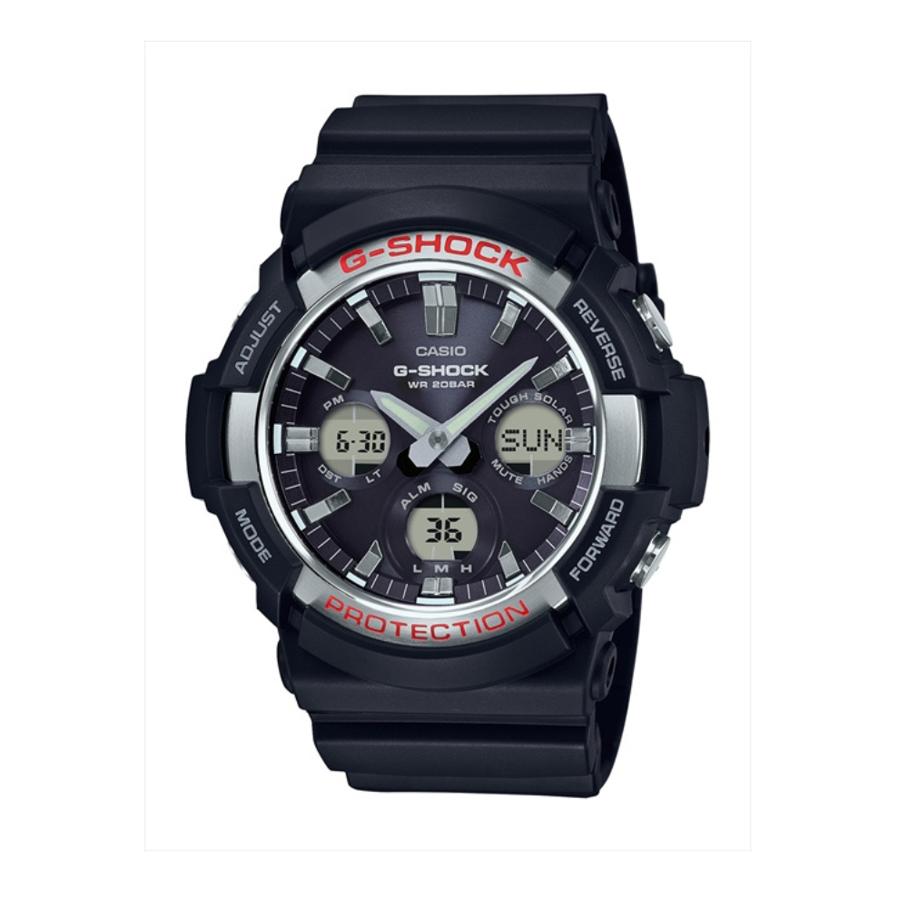 Casio Black Resin Strap Men's Watch GA-150-1A, GA-150MF-1A, GAS-100-1A | 10410441