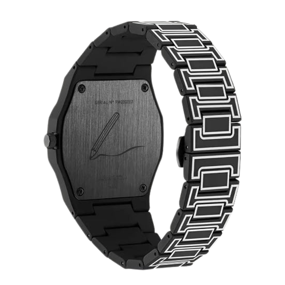 D1 Milano Polycarbon Black Dial Unisex Watch PCBJ33