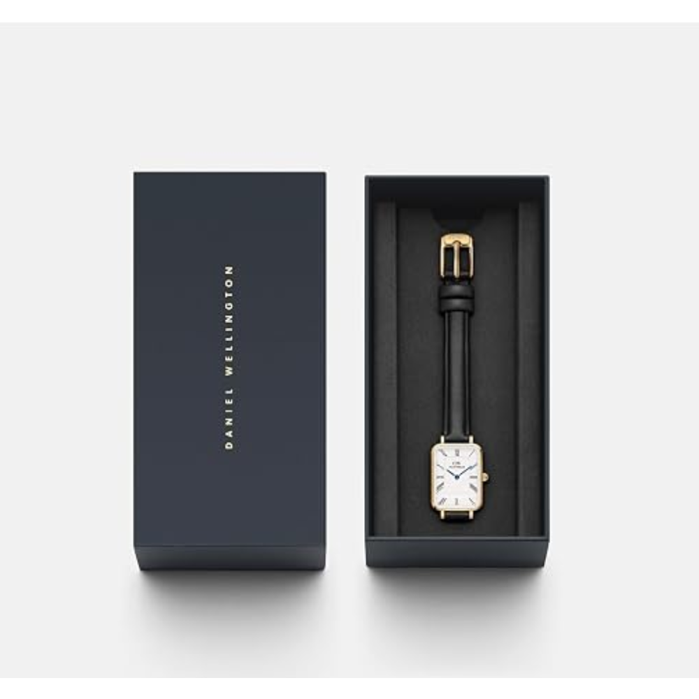 Daniel Wellington Quadro White Black Women's Watch DW00100692K