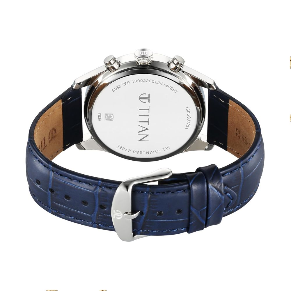 Titan Regalia Opulent Blue Men's Watch NU1805SL13